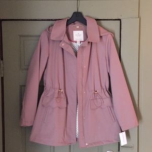 Kate Spade rain jacket coat S 2 4 NWT